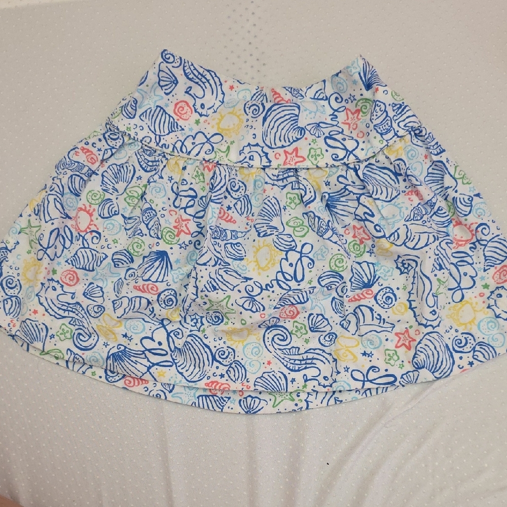 💚5/$20💚Lilly Pulitzer Blue and Yellow Patterned Toddler Skirt